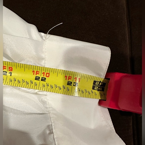 Alfred Dunner Vintage Sheer Pleaded Hidden Buttons Floral Embroidered Sz 18 - Picture 13 of 14